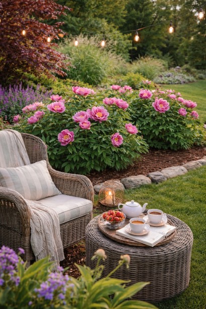 Paeonia ITOH Yankee Doodle Dandy лайфстайл